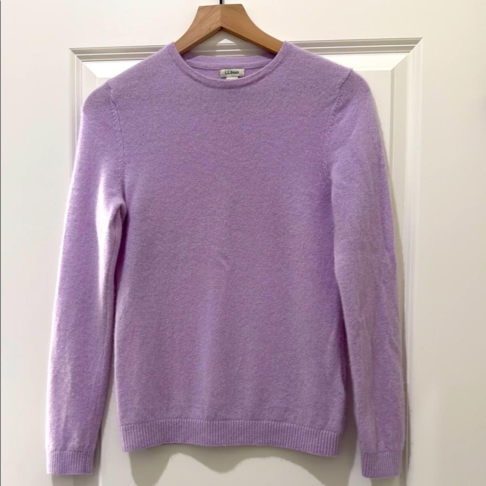 LL Bean Cashmere Crewneck Sweater